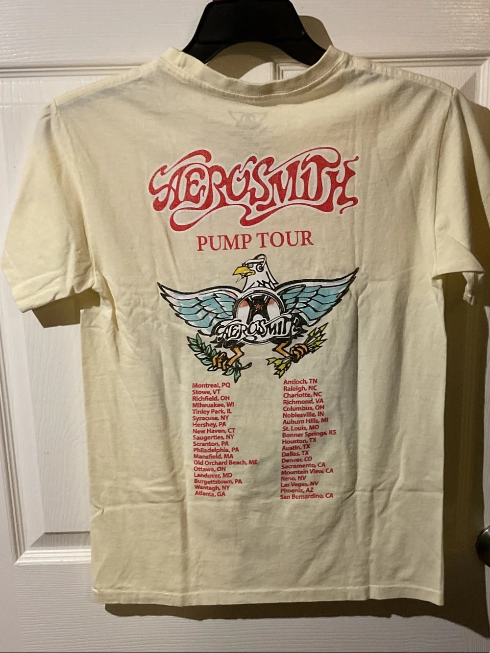 Aerosmith Pump Tour Tee with Backhit